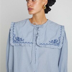 Damson Madder “Nordine” Stripe Blouse